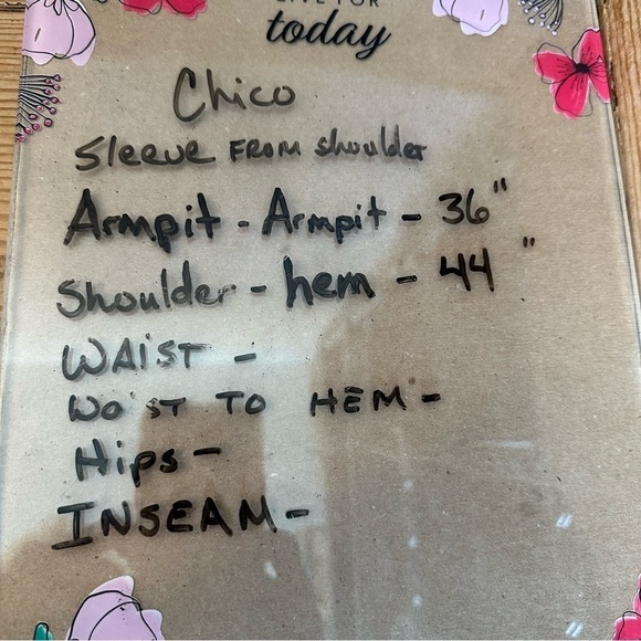 Chicos silk multi colored tie front kimono large/extra large. - Picture 12 of 14